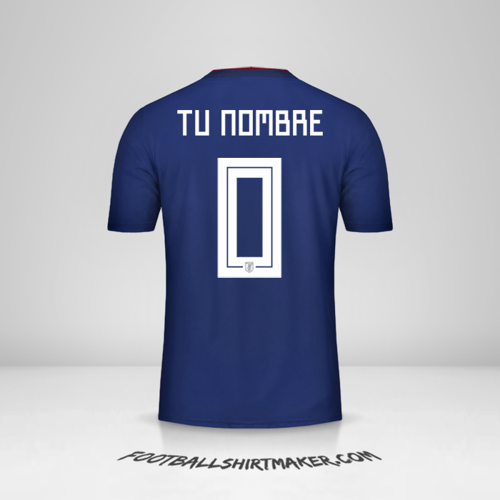 Camiseta Japon 2018 -  tu nombre - 0