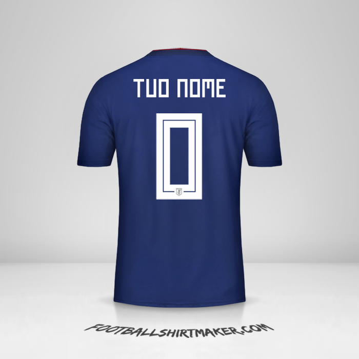 Maglia Giappone 2018 -  tuo nome - 0