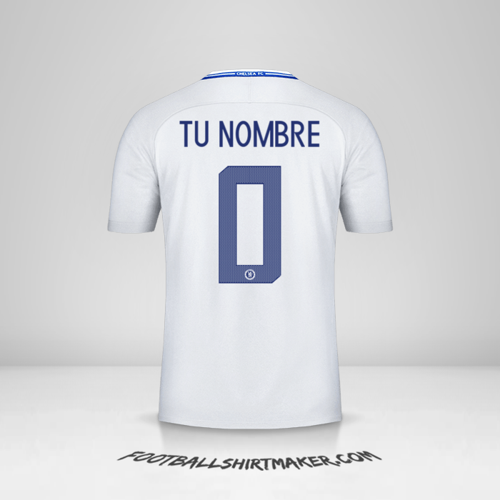 Camiseta Chelsea Cup 2017/18 II -  tu nombre - 0