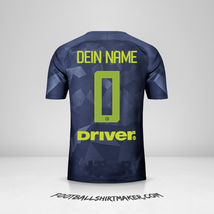 Trikot Inter 2017/18 III -  dein name - 0