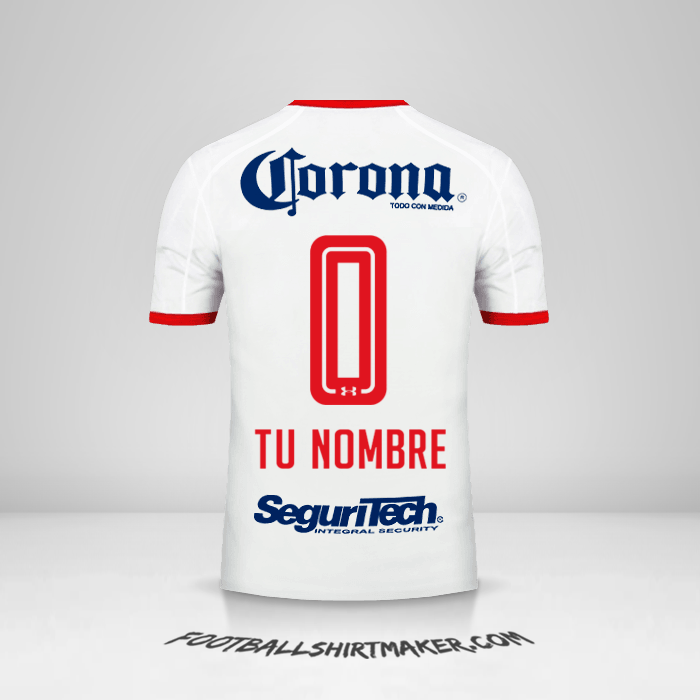 Jersey Toluca FC 2017/18 II -  tu nombre - 0