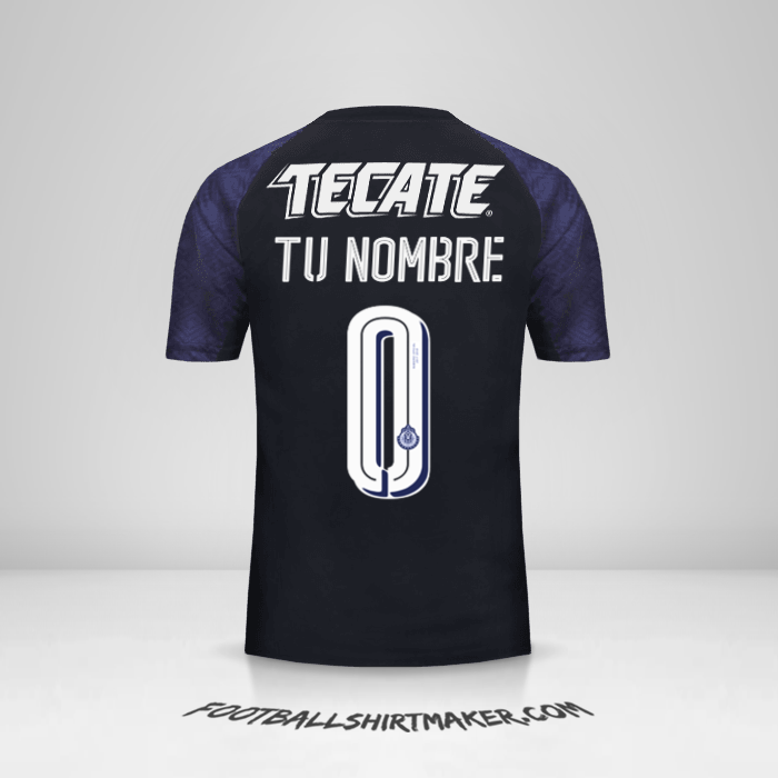 Jersey Guadalajara 2017/18 II -  tu nombre - 0