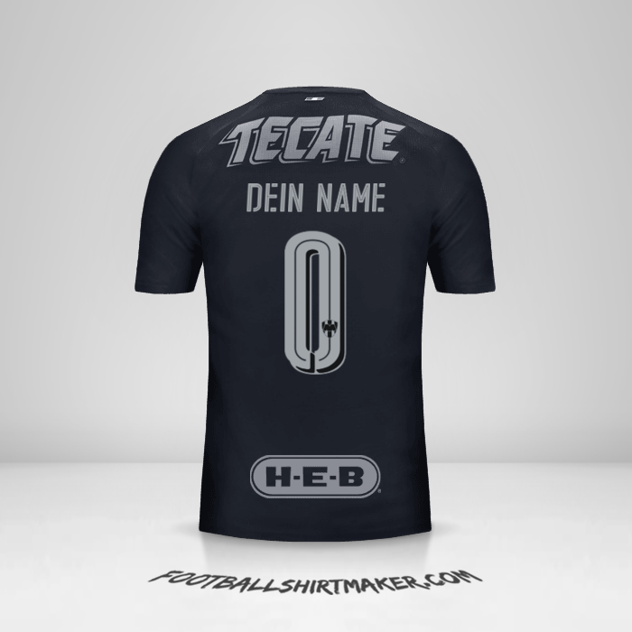 Trikot Monterrey 2017/18 II -  dein name - 0
