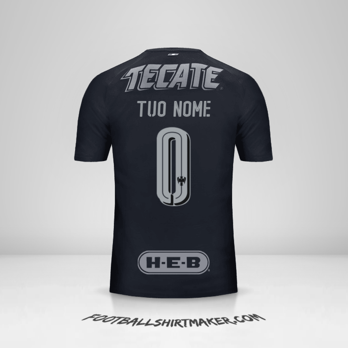 Maglia Monterrey 2017/18 II -  tuo nome - 0