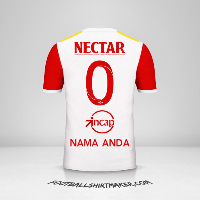 Jersey Independiente Santa Fe 2017 II -  nama anda - 0