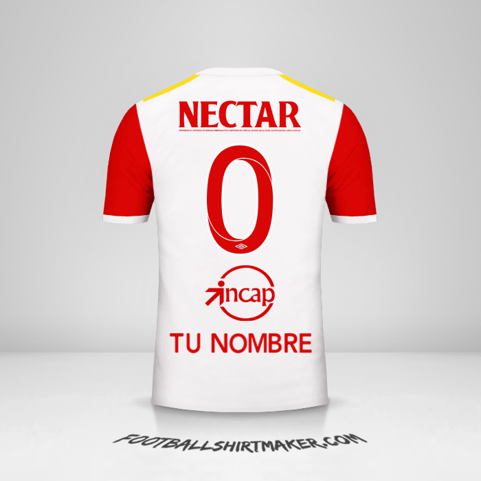 Jersey Independiente Santa Fe 2017 II -  tu nombre - 0