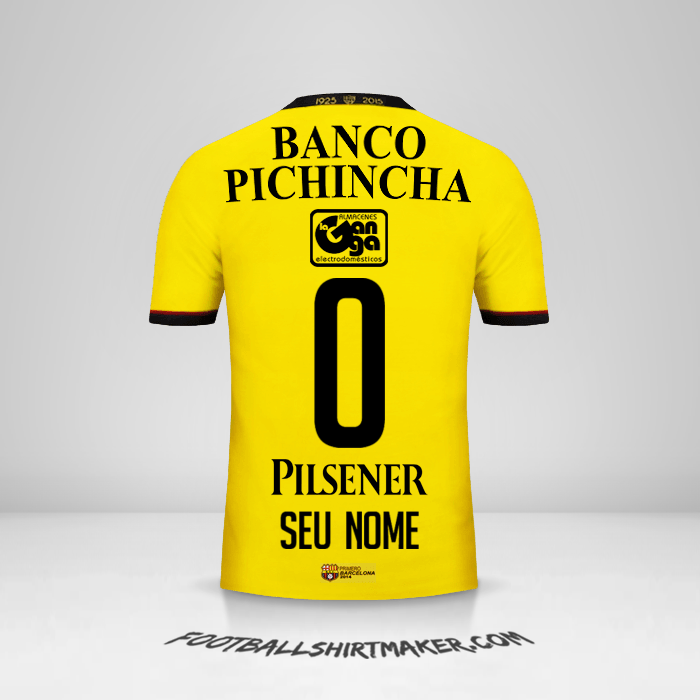 Camisa Barcelona SC 2015 -  seu nome - 0