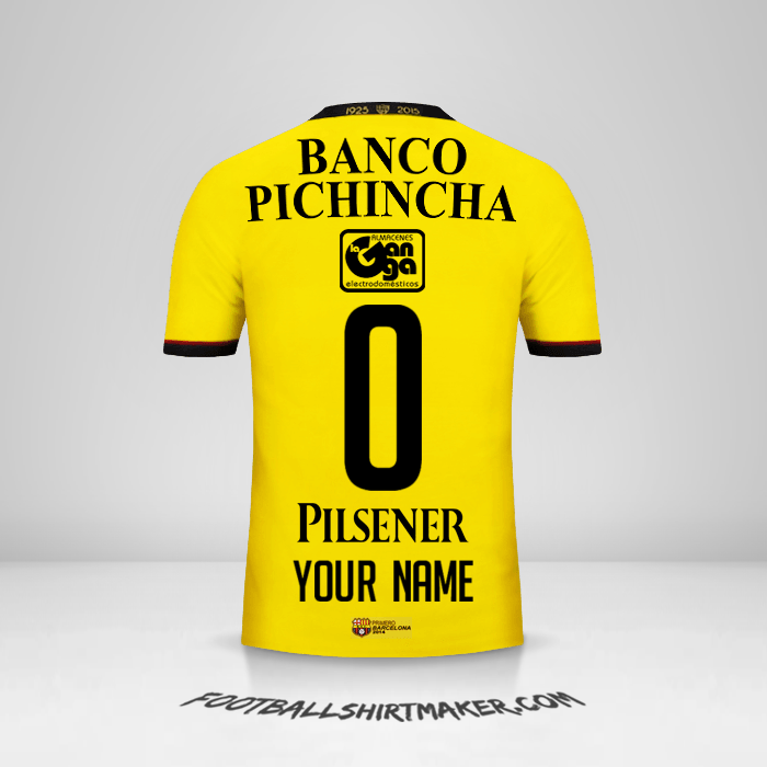 Jersey Barcelona SC 2015 -  your name - 0