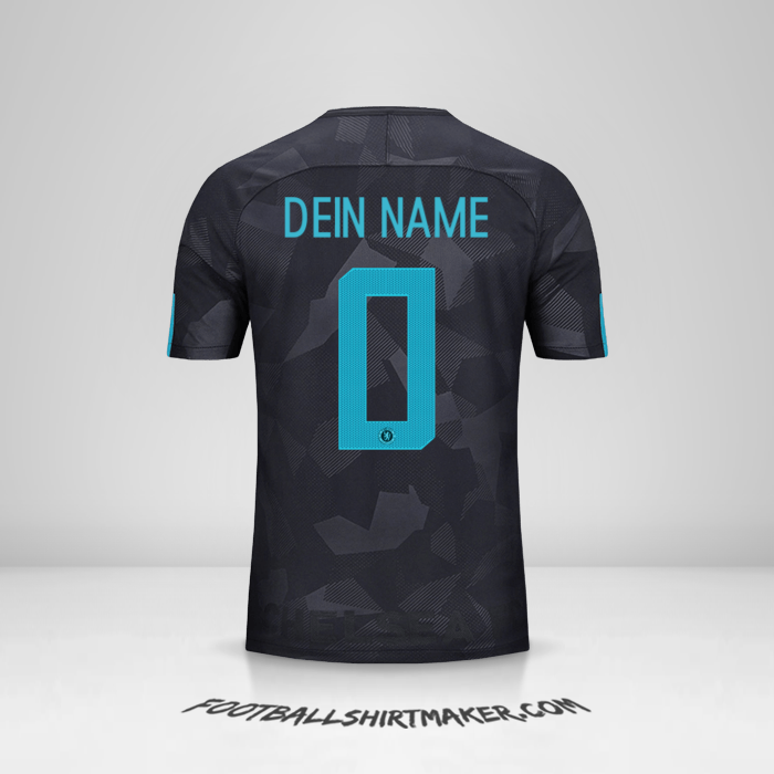 Trikot Chelsea Cup 2017/18 III -  dein name - 0