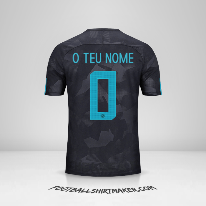 Camisola Chelsea 2017/18 Cup III -  o teu nome - 0