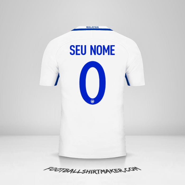 Camisa Malásia 2016/17 II -  seu nome - 0