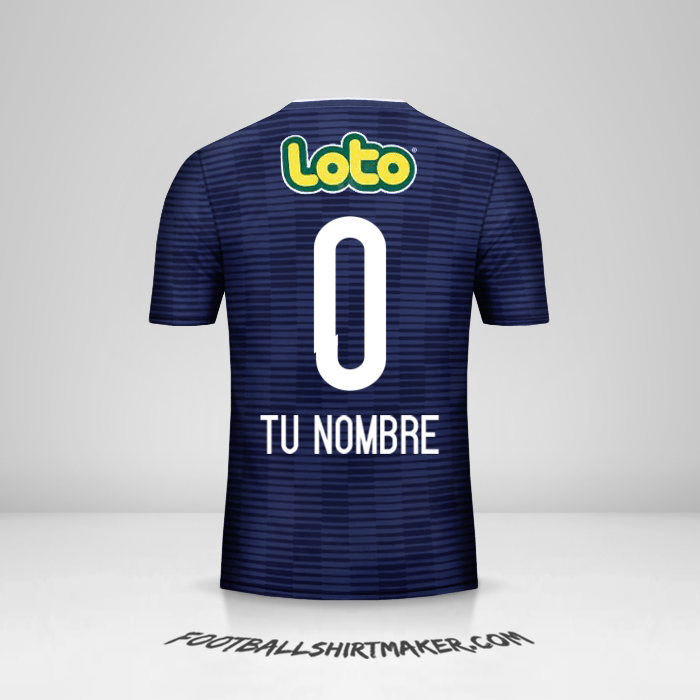 Jersey Universidad de Chile 2017/18 -  tu nombre - 0