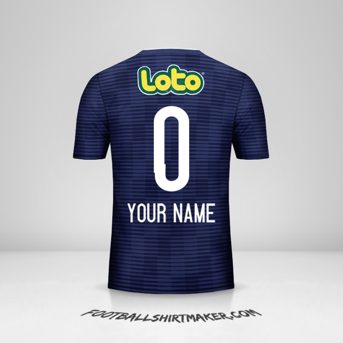 Jersey Universidad de Chile 2017/18 -  your name - 0