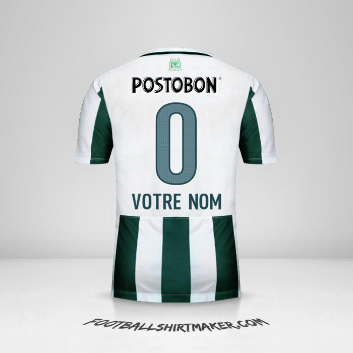 Maillot Atletico Nacional 2015 -  votre nom - 0