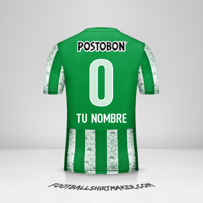 Camiseta Atletico Nacional 2014 -  tu nombre - 0