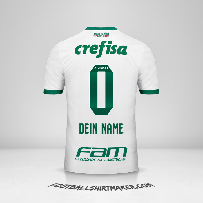 Trikot Palmeiras 2017 II -  dein name - 0