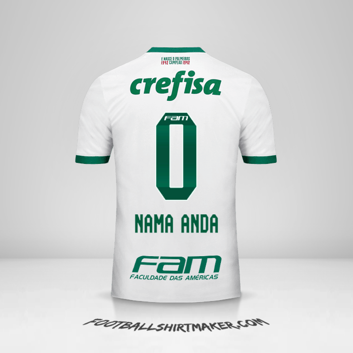 Jersey Palmeiras 2017 II -  nama anda - 0