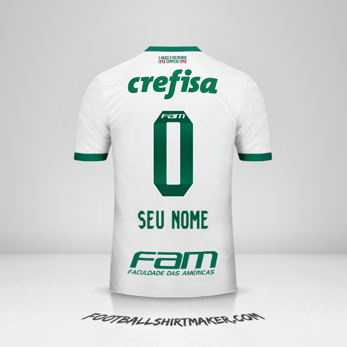 Camisa Palmeiras 2017 II -  seu nome - 0
