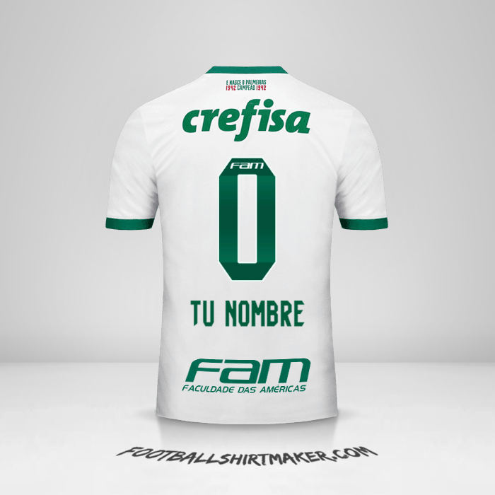 Jersey Palmeiras 2017 II -  tu nombre - 0