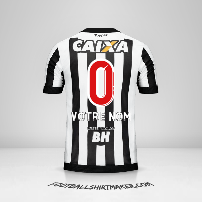 Maillot Atletico Mineiro 2017 -  votre nom - 0