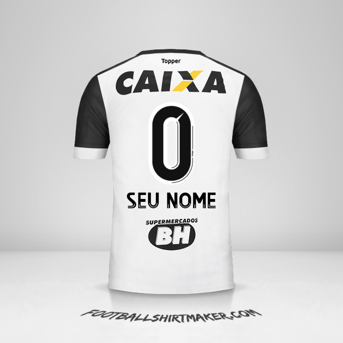 Camisa Atletico Mineiro 2017 II -  seu nome - 0