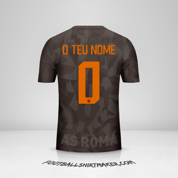 Camisola AS Roma 2017/18 III -  o teu nome - 0
