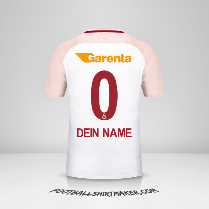 Trikot Galatasaray SK 2017/18 II -  dein name - 0