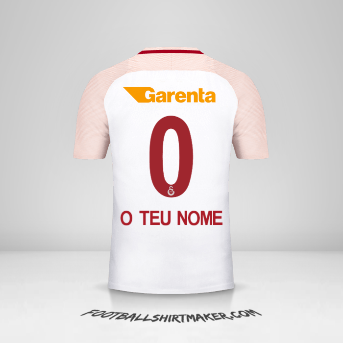 Camisola Galatasaray SK 2017/18 II -  o teu nome - 0