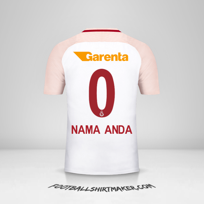 Jersey Galatasaray SK 2017/18 II -  nama anda - 0