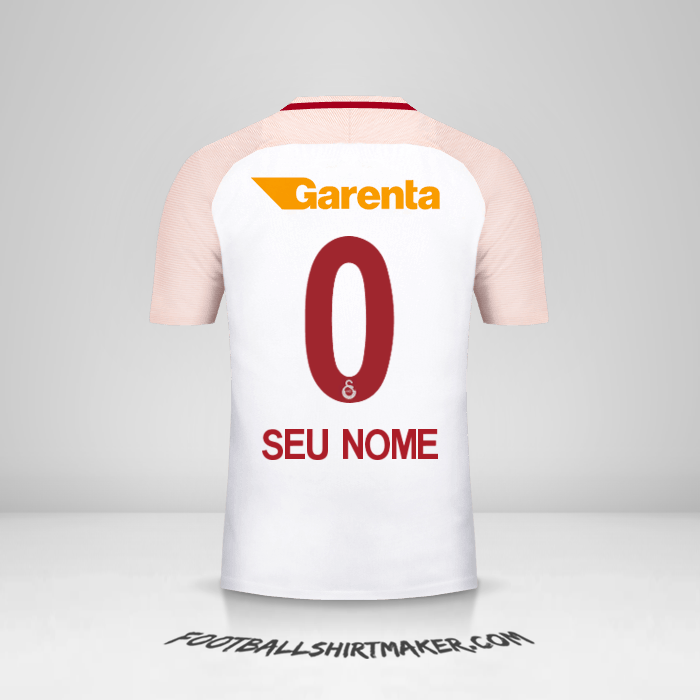 Camisa Galatasaray SK 2017/18 II -  seu nome - 0