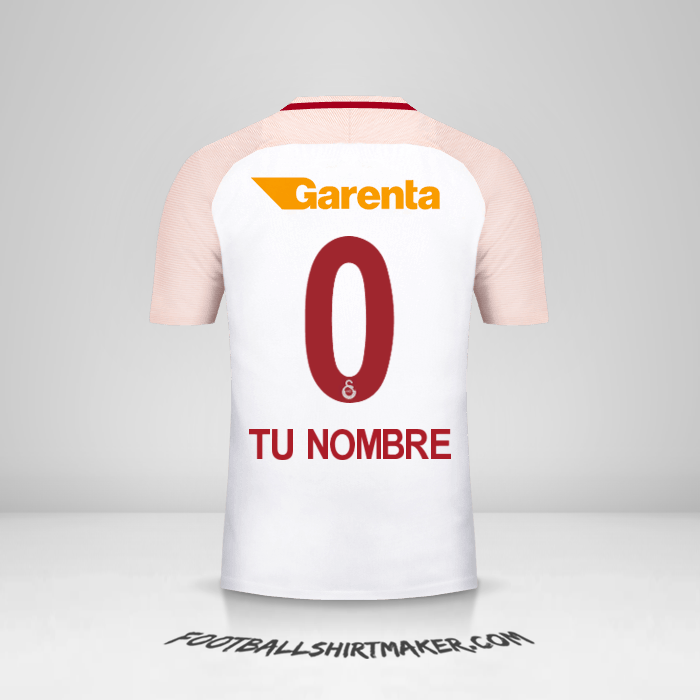 Camiseta Galatasaray SK 2017/18 II -  tu nombre - 0