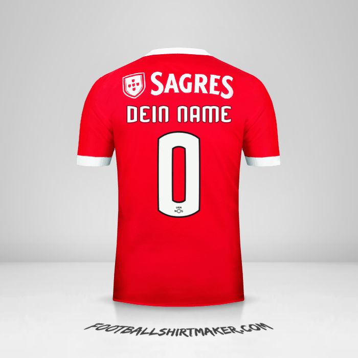 Trikot SL Benfica 2017/18 -  dein name - 0