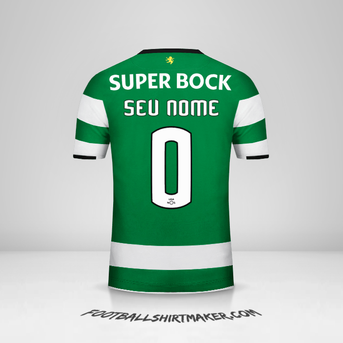 Camisa Sporting Clube 2017/18 -  seu nome - 0