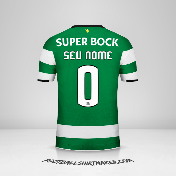 Camisa Sporting Clube 2017/18 -  seu nome - 0