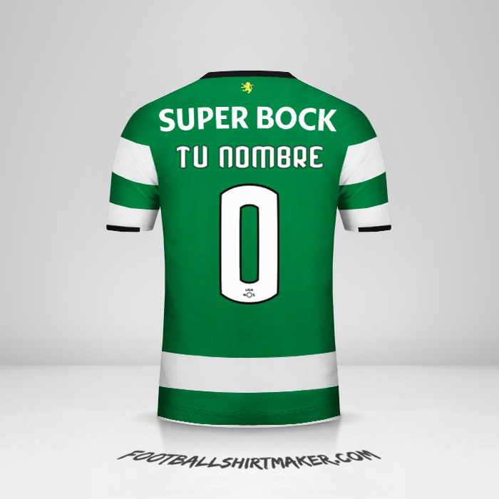 Jersey Sporting Clube 2017/18 -  tu nombre - 0