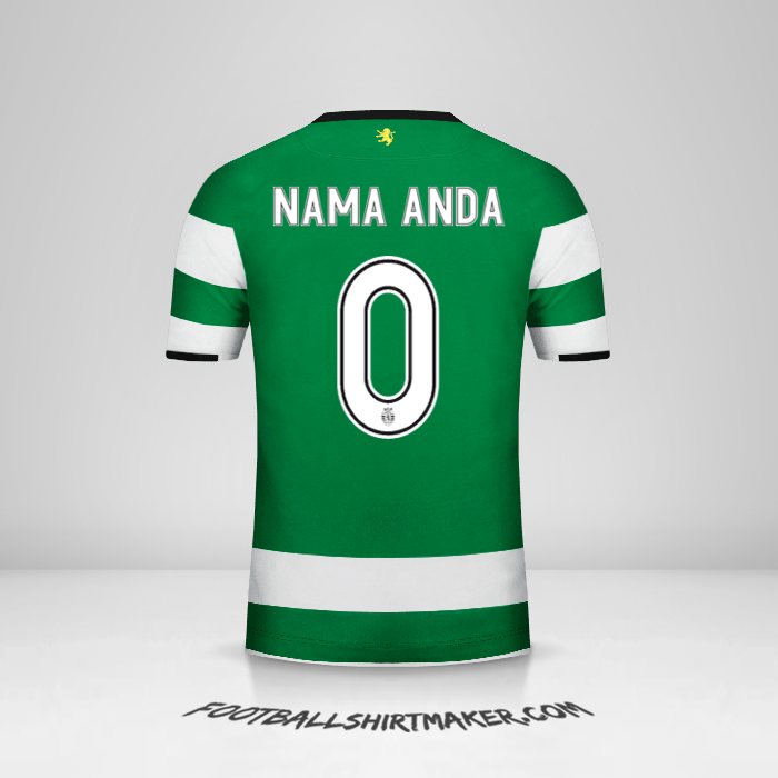 Jersey Sporting Clube Cup 2017/18 -  nama anda - 0