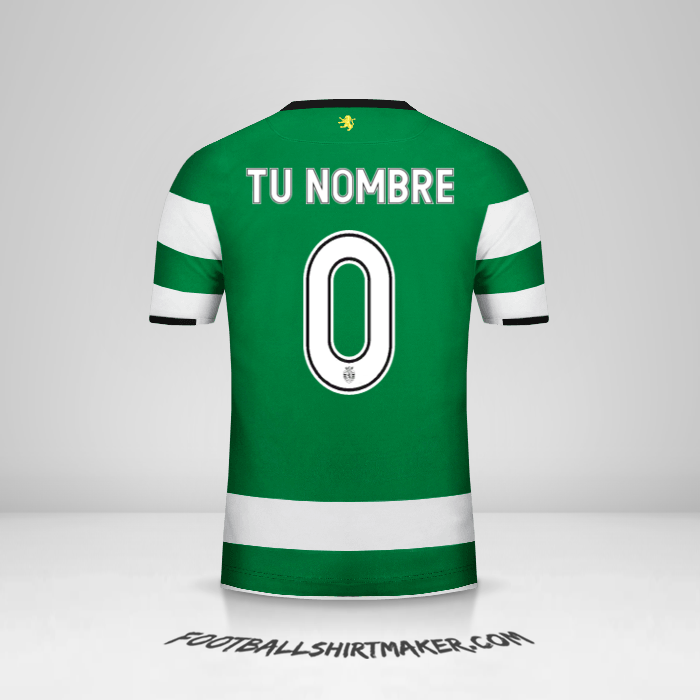 Camiseta Sporting Clube Cup 2017/18 -  tu nombre - 0