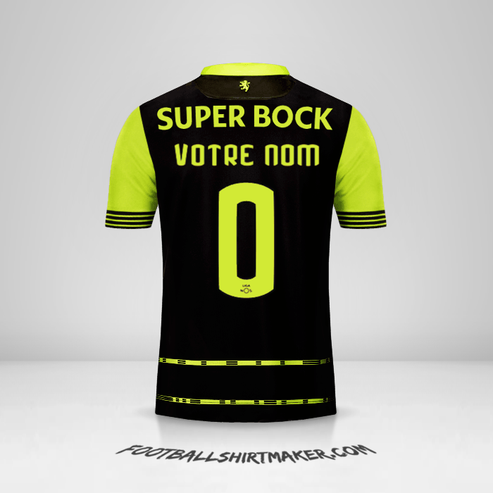Maillot Sporting Clube 2017/18 II -  votre nom - 0