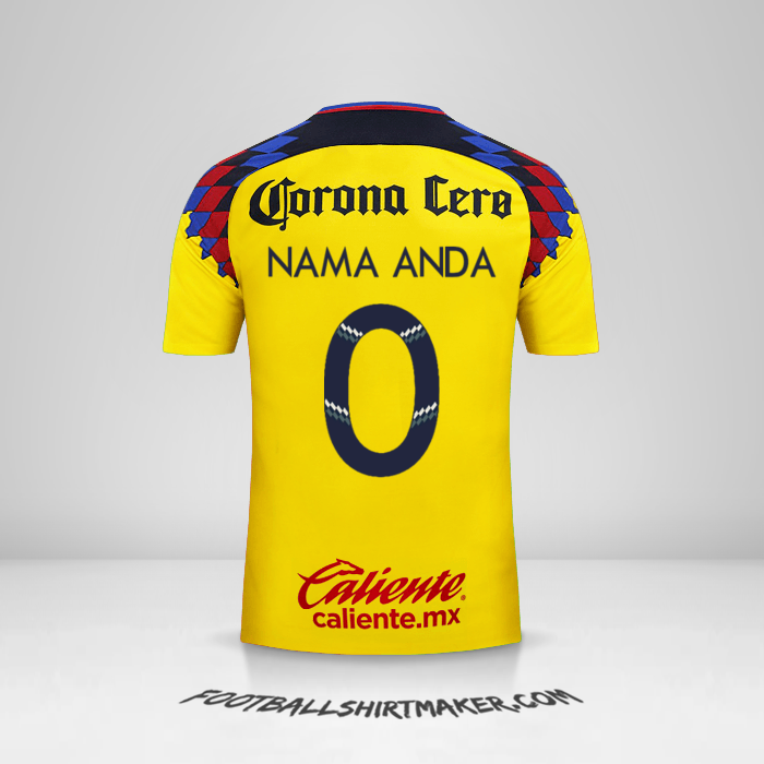 Jersey Club America 2017/18 III -  nama anda - 0