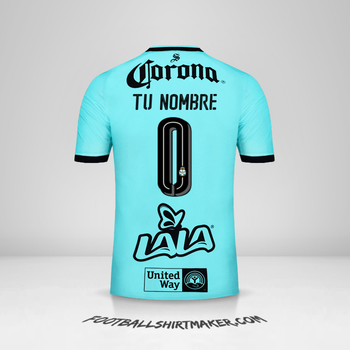 Camiseta Santos Laguna 2017/18 III -  tu nombre - 0