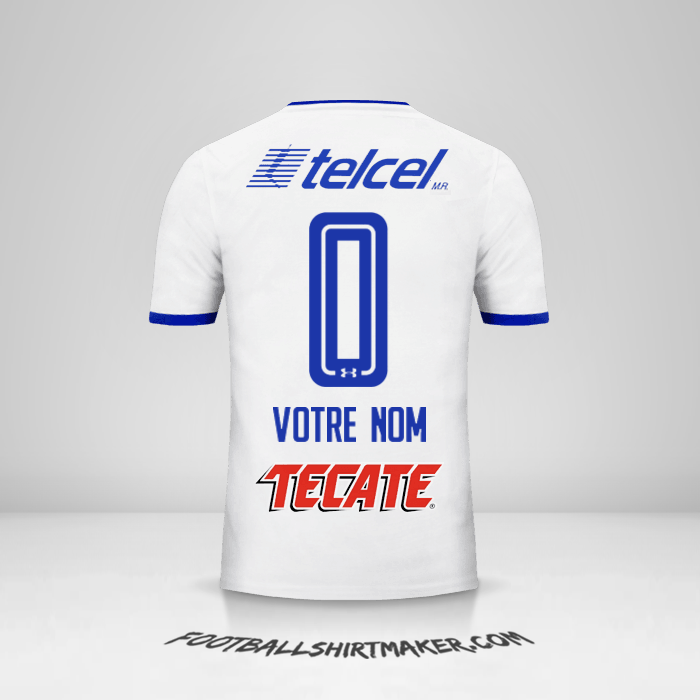 Maillot Cruz Azul 2017/18 II -  votre nom - 0
