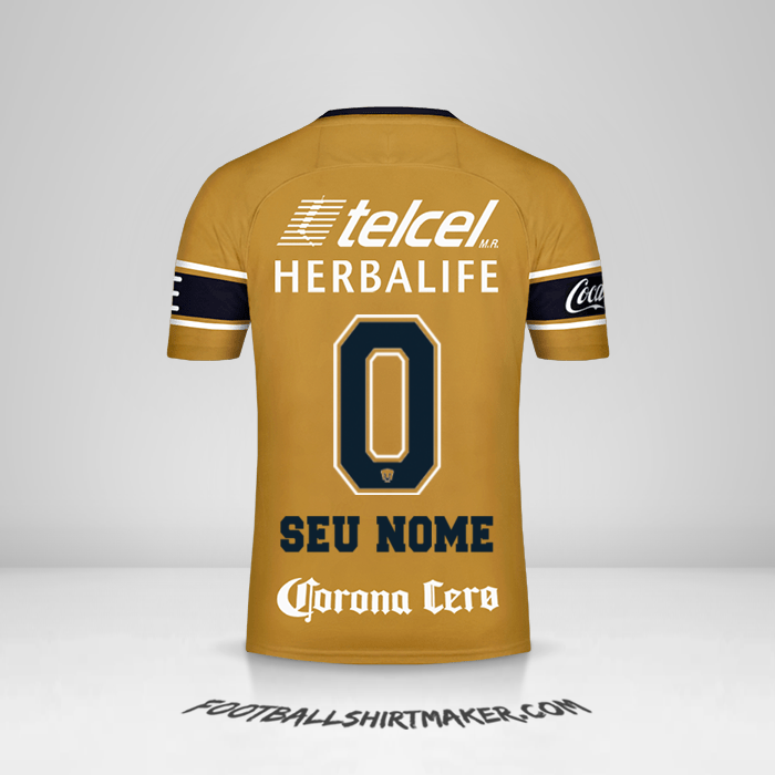 Camisa Pumas UNAM 2017/18 III -  seu nome - 0