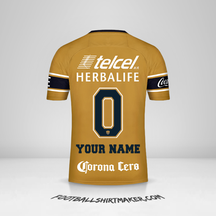 Jersey Pumas UNAM 2017/18 III -  your name - 0