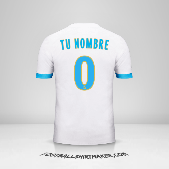 Camiseta Olympique de Marseille 2017/18 -  tu nombre - 0