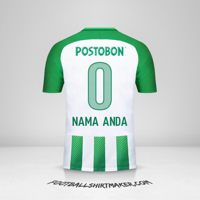 Jersey Atletico Nacional 2018 -  nama anda - 0