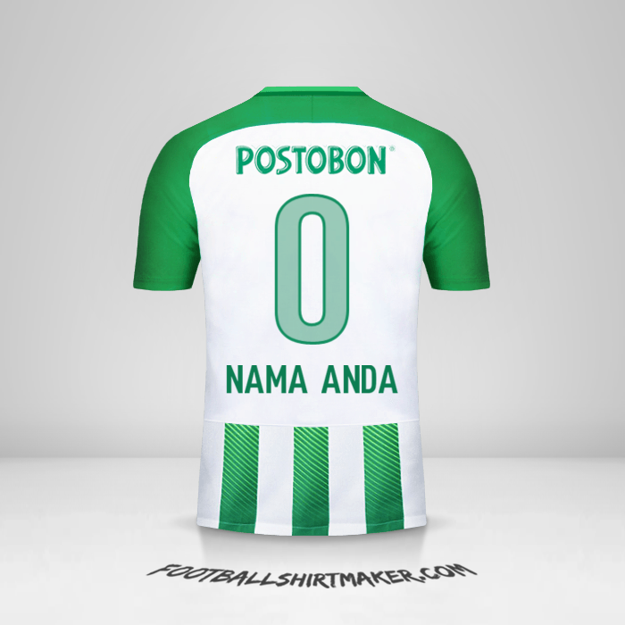 Jersey Atletico Nacional 2018 -  nama anda - 0