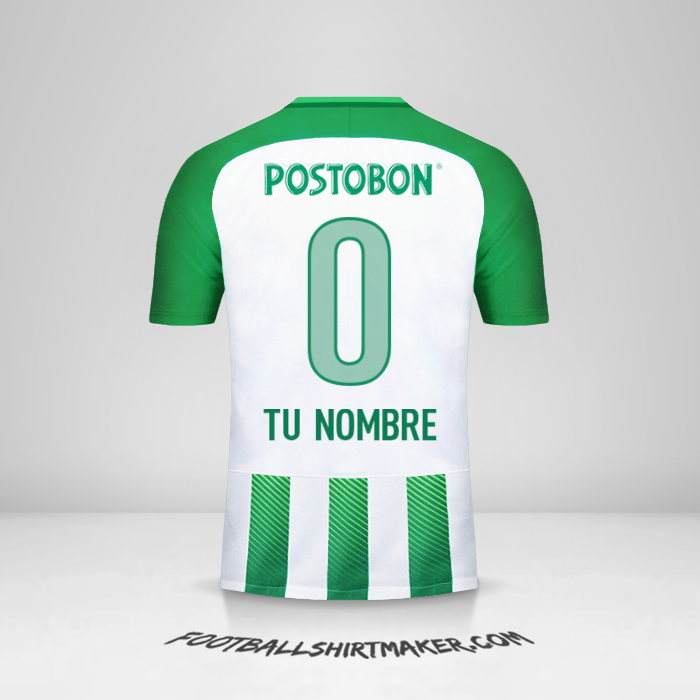 Camiseta Atletico Nacional 2018 -  tu nombre - 0