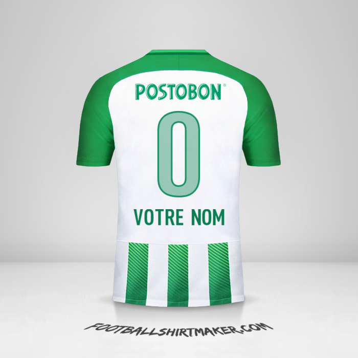 Maillot Atletico Nacional 2018 -  votre nom - 0