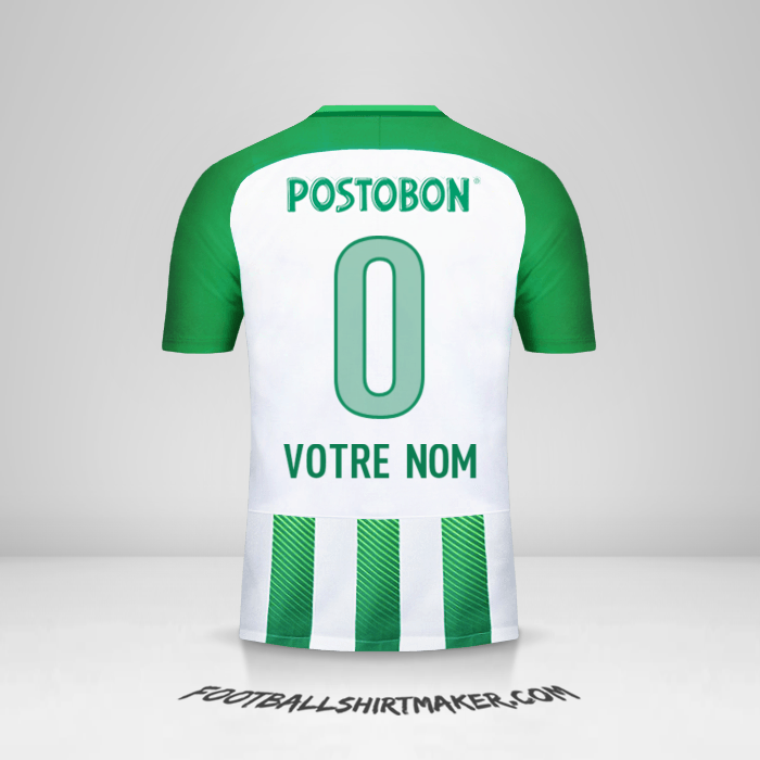 Maillot Atletico Nacional 2018 -  votre nom - 0