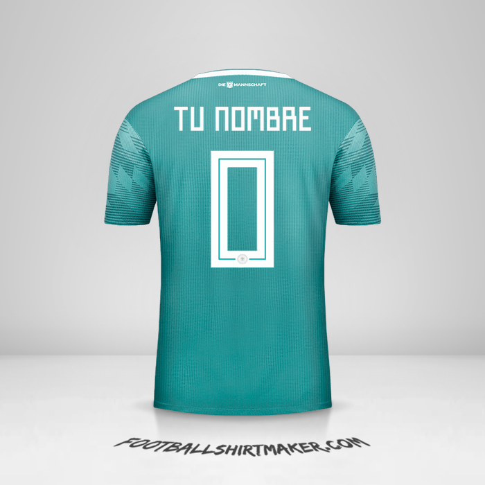 Camiseta Alemania 2018 II -  tu nombre - 0
